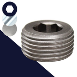 Taper Allen Socket Plug,Steel, Finishes Vary,DIN 906
