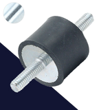 M8 Rubber Buffer Vibration Isolator Mount NR + Steel Screw Male