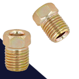3/8-24" Brake Line End,Inverted Flare,For 3/16" Tubing
