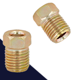 3/8-24" Brake Line End,Inverted Flare,For 3/16" Tubing