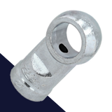 Straight M14 Brake Banjo,45° Inverted Seat,Use with Double Flare