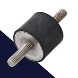 M4 Male Stainless Steel,Vibration Isolator / Rubber Buffer,NR + Stainless Screw