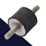 M6 Male Stainless Steel,Vibration Isolator / Rubber Buffer,NR + Stainless Screw