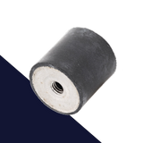 M3 Female Stainless Steel,Vibration Isolator / Rubber Buffer,NR + Stainless Screw