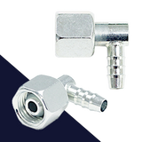 M6 Barb + M14X1.5 Nut,Cone Nipple + Swivel Nut,90 Degree / Cohline 7040.90