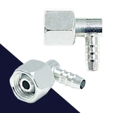 M6 Barb + M14X1.5 Nut,Cone Nipple + Swivel Nut,90 Degree / Cohline 7040.90