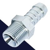 Barb to NPTF Thread,Hose Adapter,Cohline Series 8077