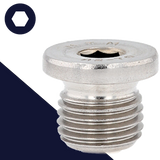 Stainless Flanged Allen BSPP British Parallel Plug DIN 908