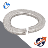 Wavy Split Lock Washer,A4 Stainless,DIN 128-A