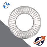 Belleville Washer Small,A4 Stainless Steel,NFE 25-511 'S'