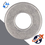 Fender Washer Oversized 'M',NFE 25-514 'M',A4 Stainless Steel