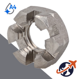 Low Profile Castle Nut - A4-50 Stainless DIN 979