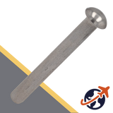 M2 Solid Rivet, Round Head, Stainless M2 Solid Rivet, Round Head, Stainless