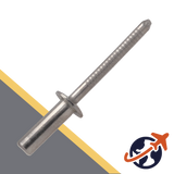 Flat Head,Blind Closed Rivet,A2 Stainless Steel