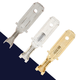 6.3mm Male Spade TAB,Double Crimp,Uninsulated