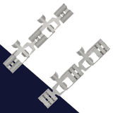 6.3mm Spade Connector Right Angle - Chain Form