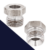 M16X1.5 Hex Solder Fitting,Cohline Series 9050,Uncoated Plain Steel