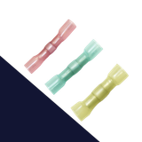 Sealed Butt Connector,Poly,Crimp + Solder