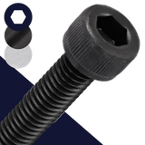 M12 Socket Head Bolt,Steel Class 12.9 Black,DIN 912