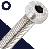 M5X0.8 - A2 Stainless DIN 7984 - Allen Socket LOW Head Cap Screw