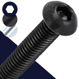 M6 Button Socket Head,Steel Class 10.9,ISO 7380-1