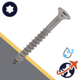 M4 Stainless Torx, Flat Head, Wood Thread, Cutting Tip M4 Stainless Torx, Flat Head, Wood Thread, Cutting Tip