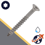 M4.5 C1 Stainless Torx, Flat Head, Wood Thread, Cutting Tip