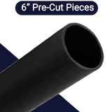6" Non-Adhesive Shrink Tubing Shrink Ratio: 2 to 1 Polyolefin