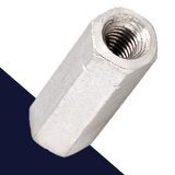 Hex Coupler Nut FINE,Stainless Steel A2,Extended Lengths