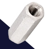 Hex Coupler Nut DIN 6334,Stainless Steel A2,Length 3x Diameter