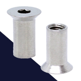 Sleeve Nut Flat Head Stainless Sleeve Nut Flat Head Stainless