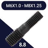 M6 to M8,Class 8.8 Steel,Stepped Stud