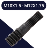 M10 to M12 Step Stud Class 10.9 Steel M10 to M12 Step Stud Class 10.9 Steel
