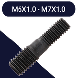 M6 to M7,Class 10.9 Steel,Hardened Stepped Stud