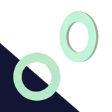 Green Fiber Gasket,M12 - M18,OEM Toyota, etc.