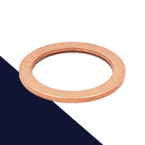 Copper Crush 1.0mm Thick,Corrosion Resistant Gasket,DIN 7603 Solid Washer