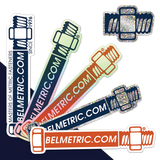 BelMetric Stickers,Printed,Assorted Colors