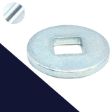 Carriage Bolt Fender Washer,Zinc Plated, Square Hole,DIN 440 Form "V"