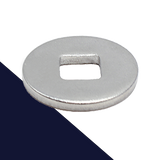 Square Carriage Washer Stainless