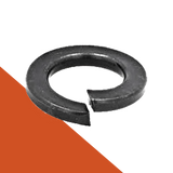 Stainless + Black,Split Lock Washer,DIN 127B