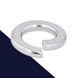 Stainless + Chrome,Split Lock Washer,DIN 127B