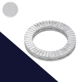 Nord-Lock Washer,Wedge Dual-Lock,Zinc Flake