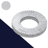 Nord-Lock Oversize Washer,Wedge Dual Lock, Type P,Zinc Flake