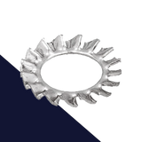 Serrated EXTERNAL Star Lock Washer 6798-A Stainless
