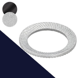 Schnorr Washer "VS" Series,Spring Steel, Coated,Up to Class 10.9