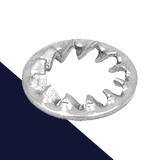 Serrated Star Lock Washer,Internal DIN 6798-J,Stainless Steel