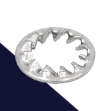 Serrated Star Lock Washer,Internal DIN 6798-J,Stainless Steel