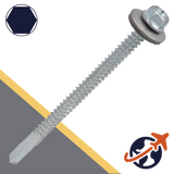 M5.5 BI-Metal, 12mm Drill Tip,Self Drilling Screw,A2 Stainless Steel