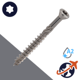 M3.2 Torx Oval Head,Milling Ribs + Cutting Tip,A2 Stainless Steel