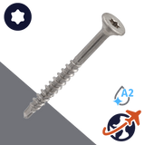 M4.5 Torx Small Flat Head,Self Drilling Screw,A2 Stainless Steel